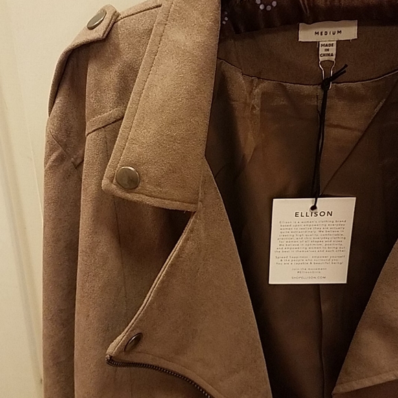 Ellison Womens Apparel MOTO JACKET NWT ❤️ - Picture 7 of 8